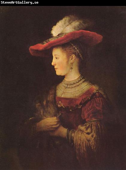 REMBRANDT Harmenszoon van Rijn Portrait of Saskia van Uylenburch